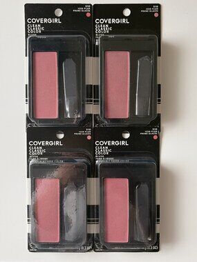 Lot Of 4 Covergirl Clean Classic Color Blush 510 Iced Plum - New & Sealed